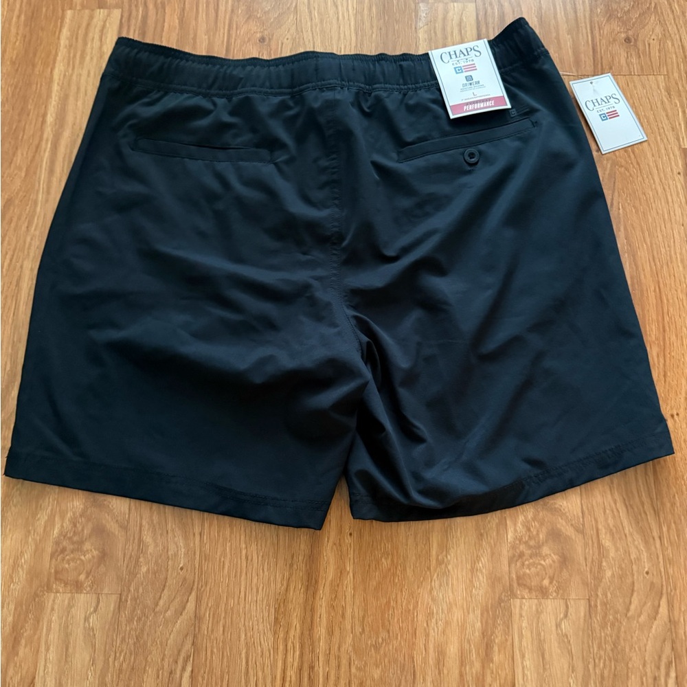 Chaps Dark Men's Flat Front Shorts